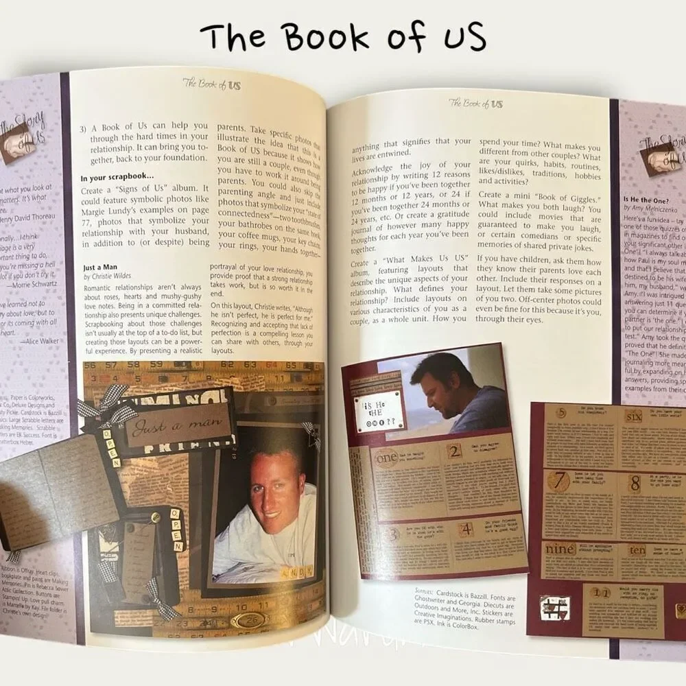 The Book of Us: A Guide to Scrapbooking About Relationships by Angie Pederson